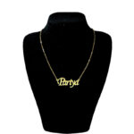 گردنبند اسم انگلیسی پریا PARIYA – استیل ضدحساسیت و رنگ ثابت