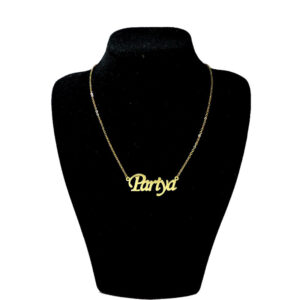 گردنبند اسم انگلیسی پریا PARIYA – استیل ضدحساسیت و رنگ ثابت