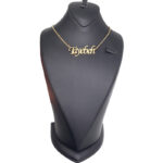 گردنبند اسم انگلیسی طیبه TAYEBEH – استیل ضدحساسیت و رنگ ثابت